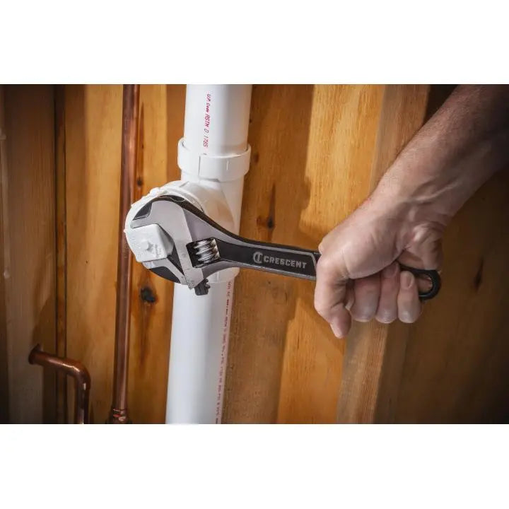CRESCENT Wide Jaw Adjustable Wrench, 10 in - GW ATWJ210VS CRESCENT