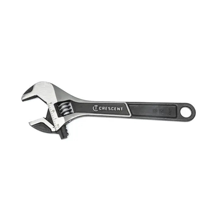 CRESCENT Set of 2 Wide Jaw Adjustable Wrench, 6, 10 in - GW ATWJ2610VS CRESCENT