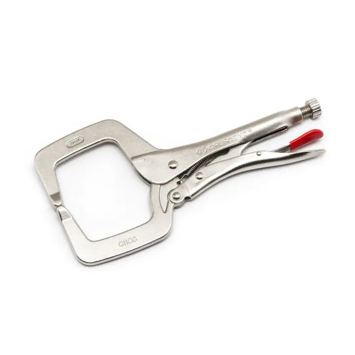 CRESCENT Locking C-Clamp with Regular Tips, 18 in - GW C18CCRN CRESCENT