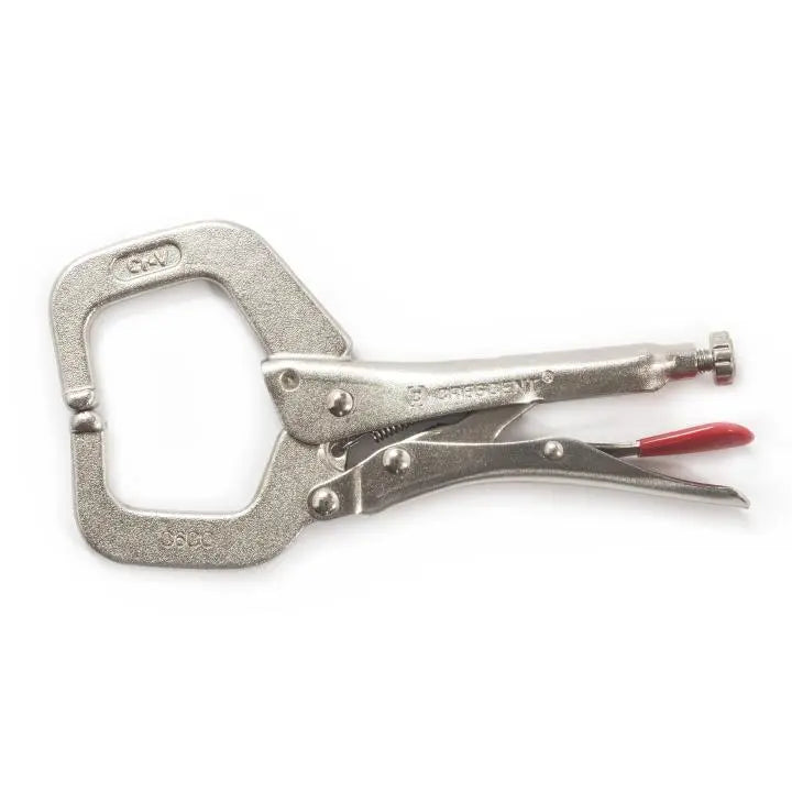 CRESCENT Locking C-Clamp with Regular Tips, 6 in - GW C6CCVN CRESCENT