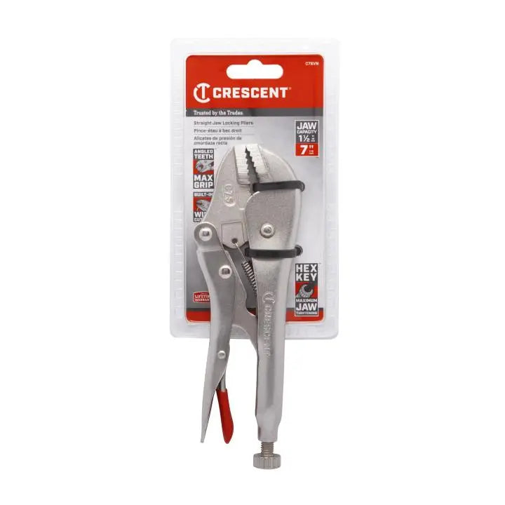 CRESCENT Straight Jaw Locking Plier, 7 in - GW C7SVN CRESCENT