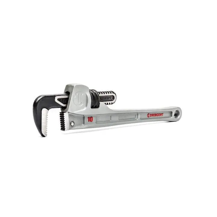 CRESCENT Aluminum Slim Jaw Pipe Wrench, 10 in - GW CAPW10S CRESCENT