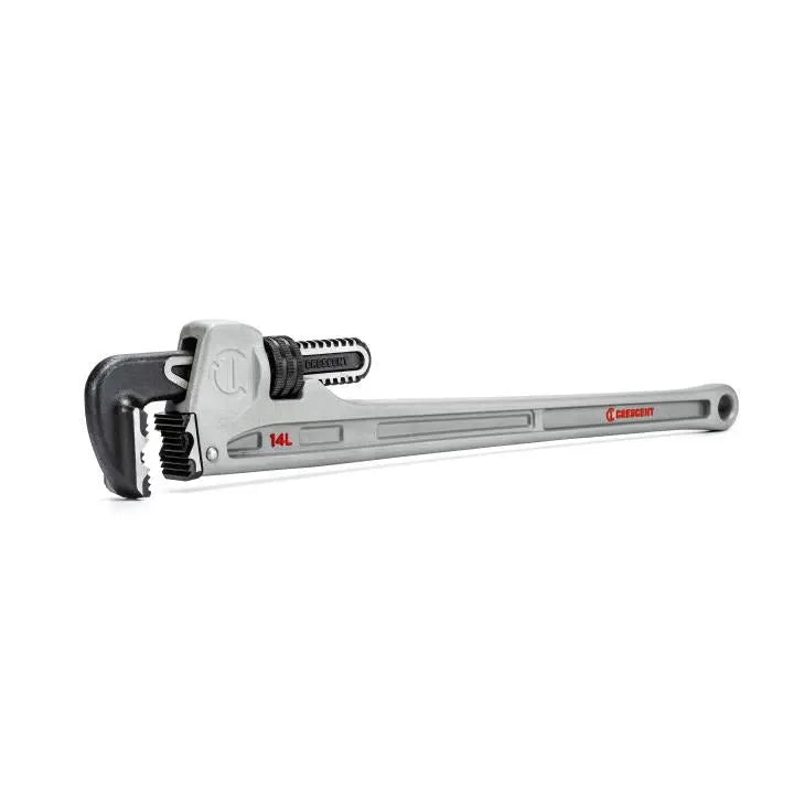 CRESCENT K9 Aluminum Long Handle Pipe Wrench, 14 in - GW CAPW14L CRESCENT