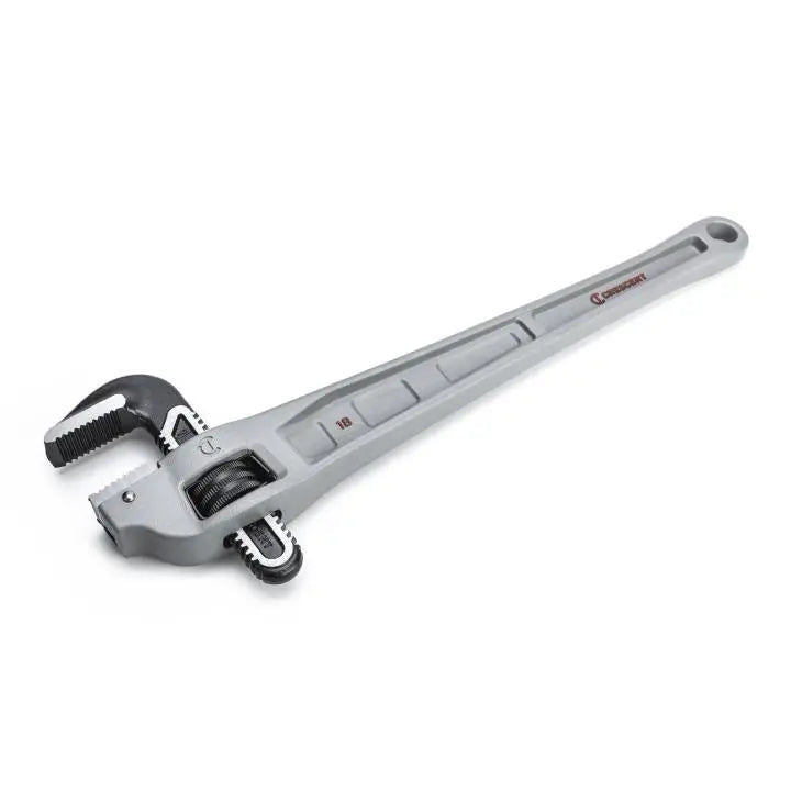 CRESCENT Aluminum Offset Handle Pipe Wrench, 18 in - GW CAPW18F CRESCENT