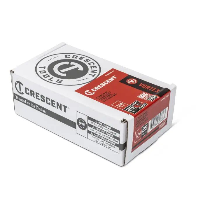 CRESCENT Set of 25 1/4 in Drive Vortex Impact Socket Adapter - GW CAVAD216-25 Adapter Set CRESCENT