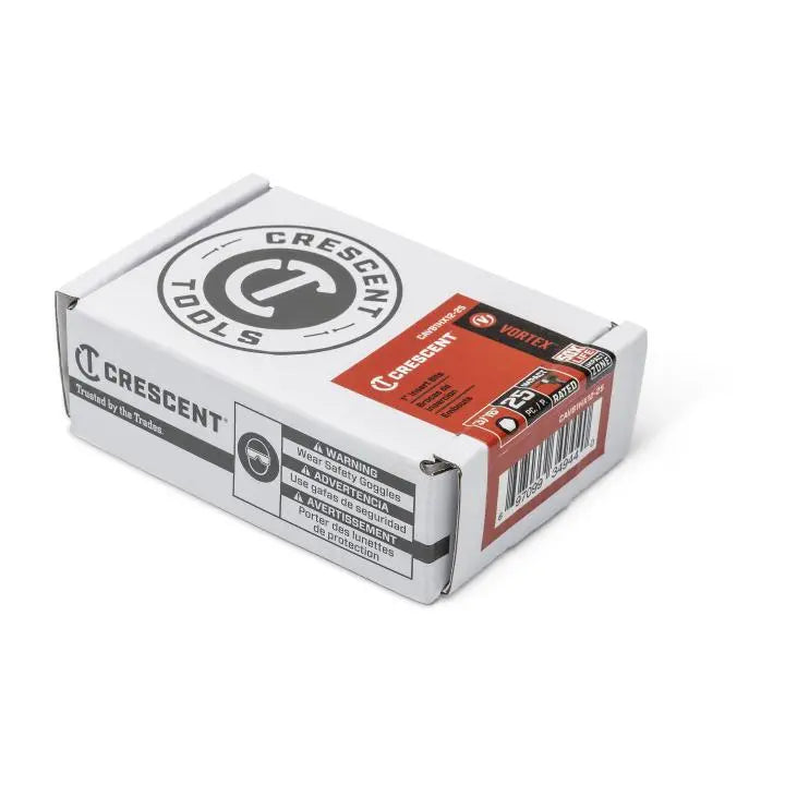 CRESCENT Set of 25 Hex Vortex Impact Power Bit, 3/16 in x 1 in - GW CAVB1HX12-25 Power Bit Set CRESCENT