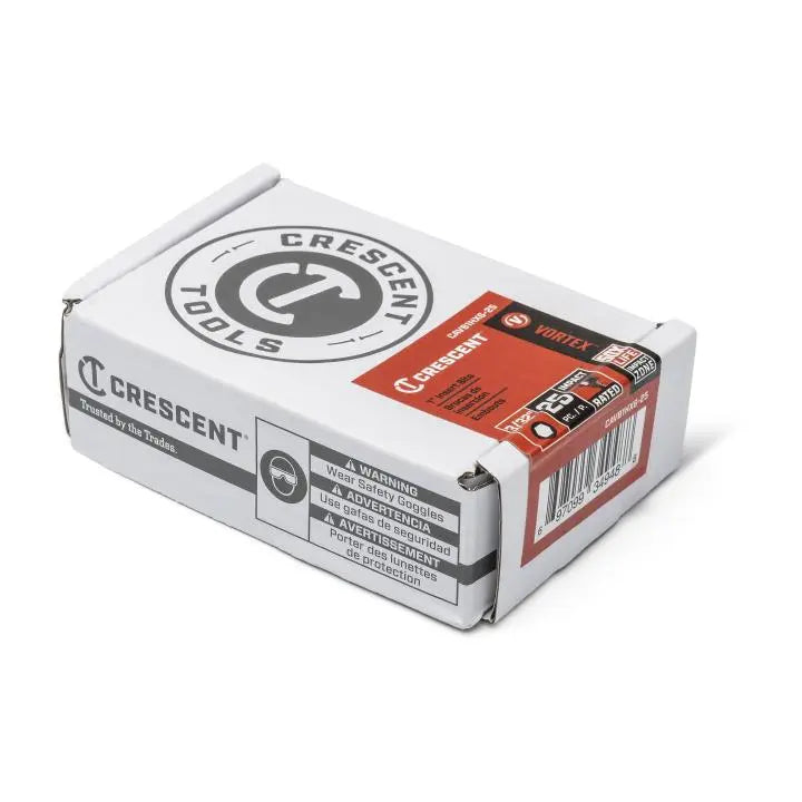 CRESCENT Set of 25 Hex Vortex Impact Power Bit, 3/8 in x 1 in - GW CAVB1HX6-25 Power Bit Set CRESCENT