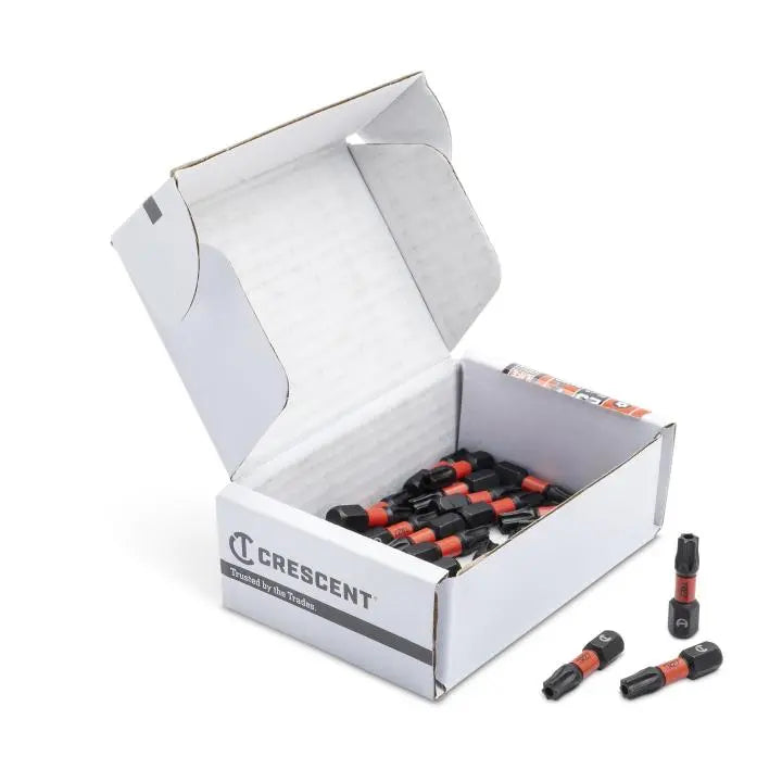 CRESCENT Set of 25 Security Torx Vortex Impact Power Bit, T27 x 1 in - GW CAVB1TR27-25 Power Bit Set CRESCENT