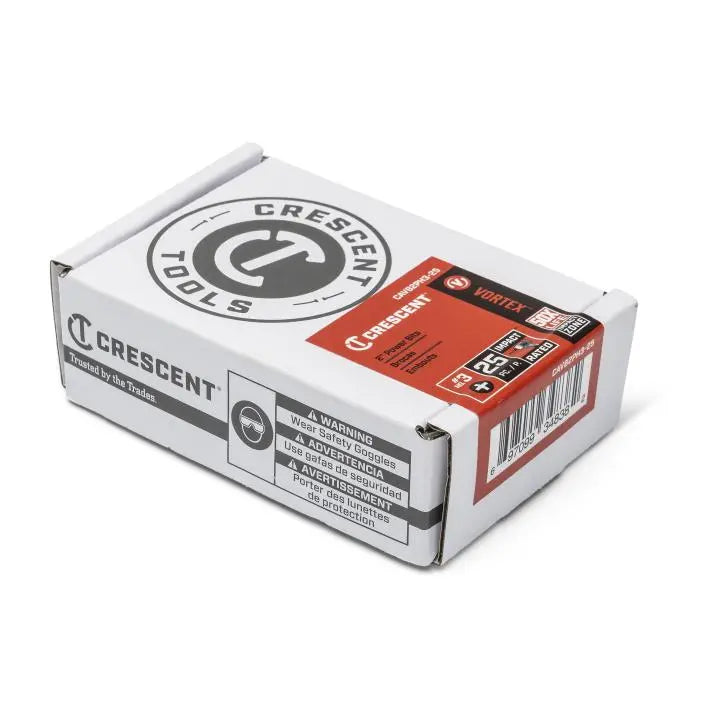 CRESCENT Phillips Vortex Impact Power Bit, PH3 x 2 in - GW CAVB2PH3-25 CRESCENT