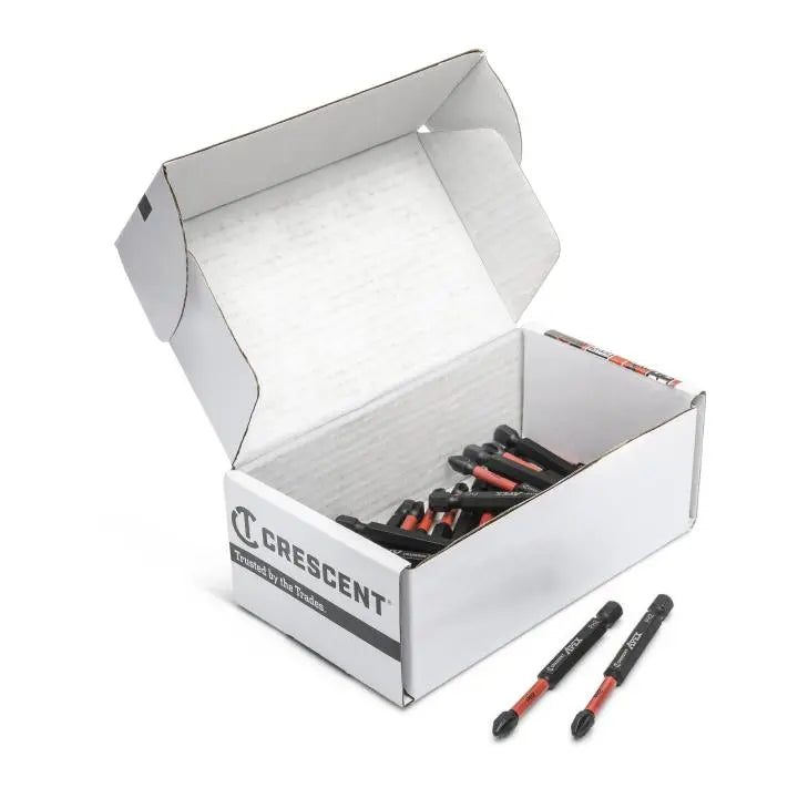 CRESCENT #2 x 3-1/2" Phillips VORTEX Impact Power Bit - 25 Pack - CAVB3PH2-25 CRESCENT
