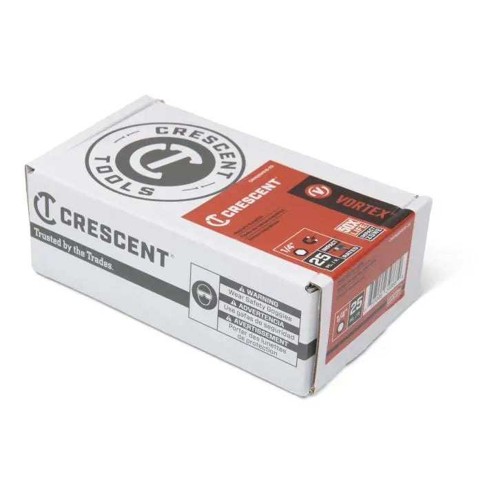 CRESCENT Set of 25 Vortex Magnetic Nutsetter, 1/4 in x 2-1/2 in - GW CAVN2DHX16-25 Nutsetter Set CRESCENT