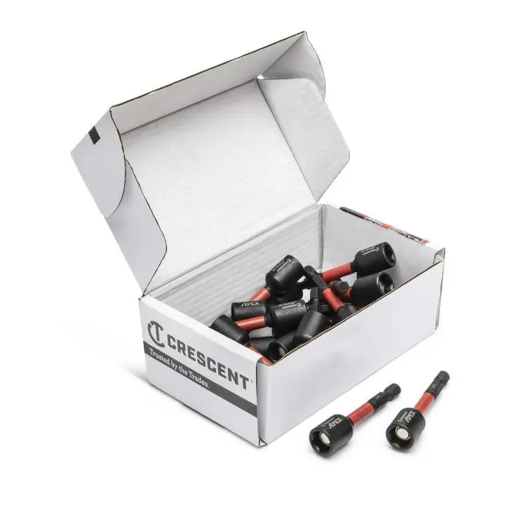 CRESCENT Set of 25 Vortex Magnetic Nutsetter, 3/8 in x 2-1/2 in - GW CAVN2DHX24-25 Nutsetter Set CRESCENT