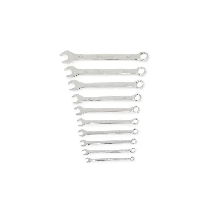CRESCENT10 Pc. 12 Point SAE Combination Wrench Set - CCWS2-05 CRESCENT