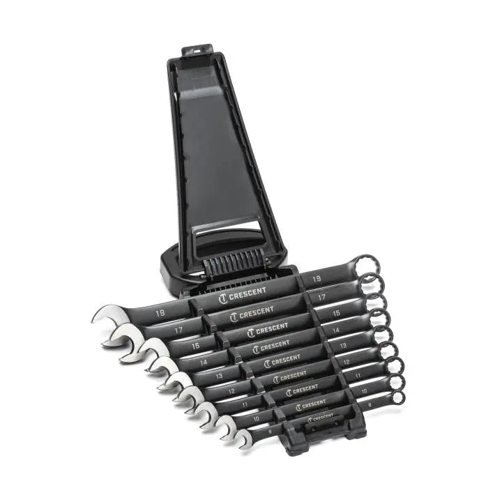 CRESCENT Set of 9 12-Point Metric Long Pattern Combination Wrench, X10 - GW CCWS9BM CRESCENT
