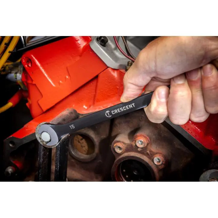 CRESCENT Set of 9 12-Point Metric Long Pattern Combination Wrench, X10 - GW CCWS9BM CRESCENT