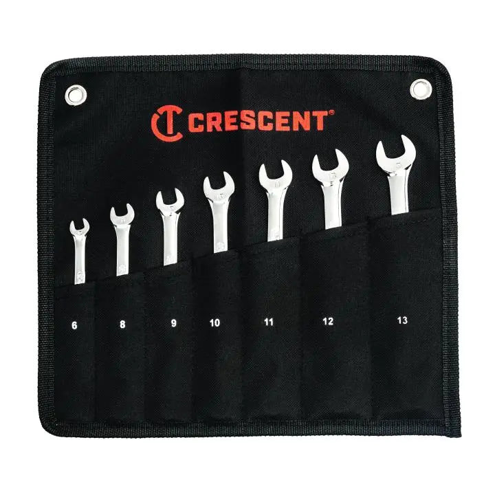CRESCENT Set of 7 12-Point Metric Combination Wrench - GW CCWSRMM7 CRESCENT