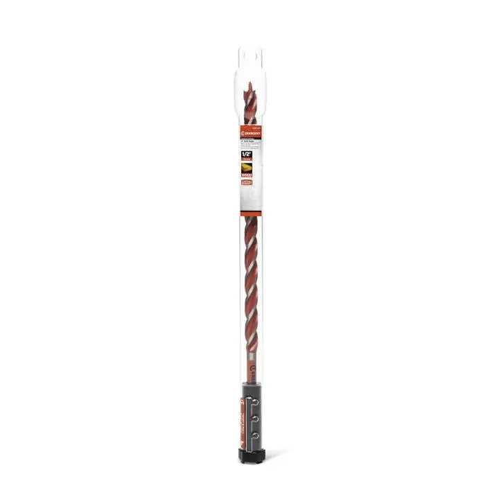 CRESCENT Solid Auger Drill Bit, 1/2 in x 13 in - GW CDAG-1329 Drill Bit CRESCENT
