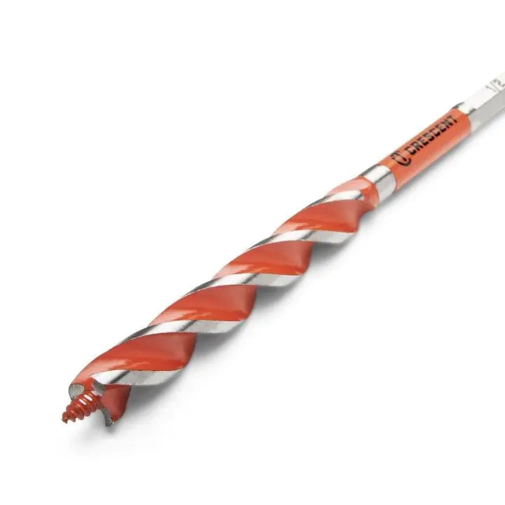 CRESCENT Solid Auger Drill Bit, 1/2 in x 7-1/2 in - GW CDAG-7529 Drill Bit CRESCENT