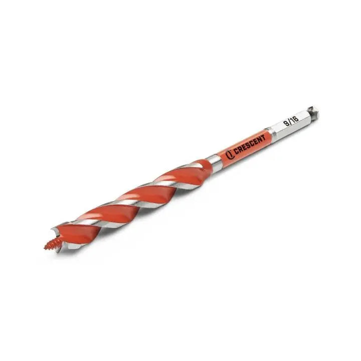 CRESCENT Solid Auger Drill Bit, 9/16 in x 7-1/2 in - GW CDAG-7531 Drill Bit CRESCENT