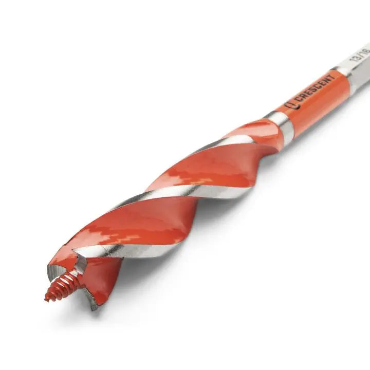 CRESCENT Solid Auger Drill Bit, 13/16 in x 7-1/2 in - GW CDAG-7539 Drill Bit CRESCENT