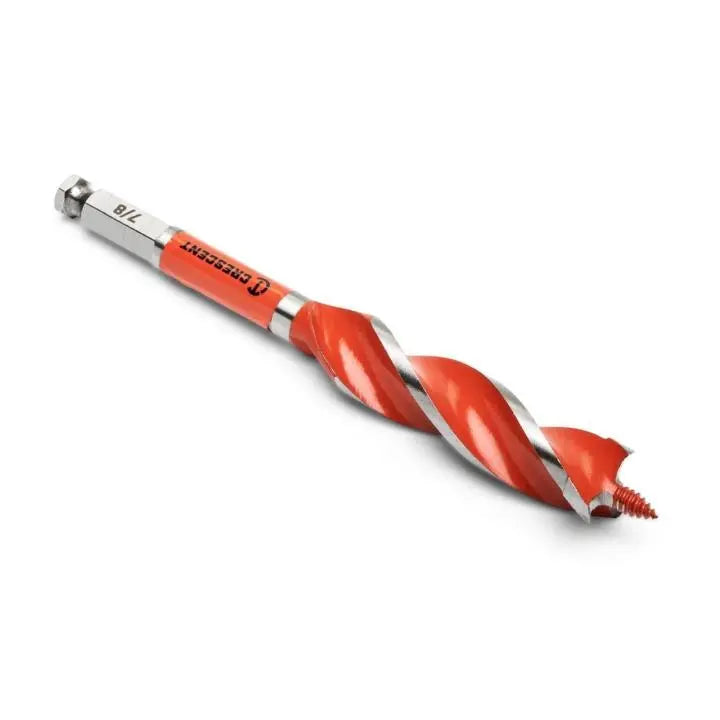 CRESCENT Solid Auger Drill Bit, 7/8 in x 7-1/2 in - GW CDAG-7541 Drill Bit CRESCENT