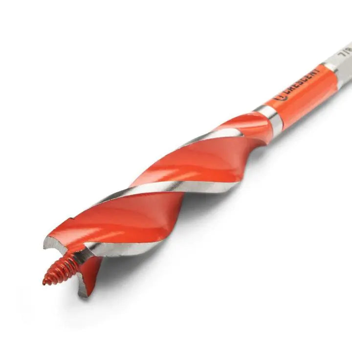 CRESCENT Solid Auger Drill Bit, 7/8 in x 7-1/2 in - GW CDAG-7541 Drill Bit CRESCENT