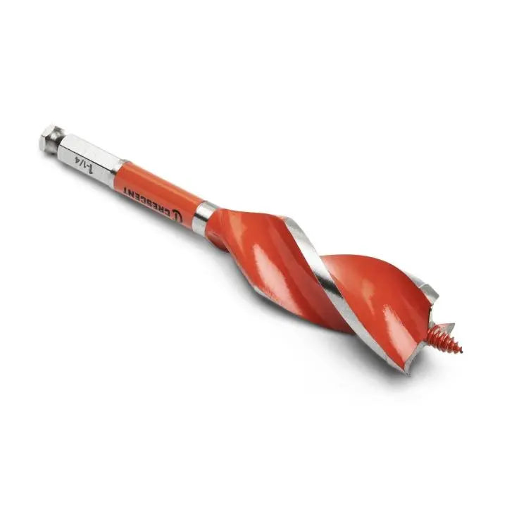 CRESCENT Solid Auger Drill Bit, 1-1/4 x 7-1/2 in - GW CDAG-7549 Drill Bit CRESCENT