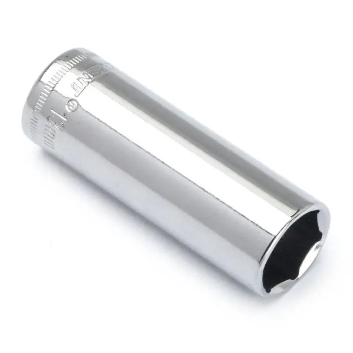 CRESCENT 1/4 in Drive 6 Point Metric Deep Socket, 13mm - GW CDDS20N