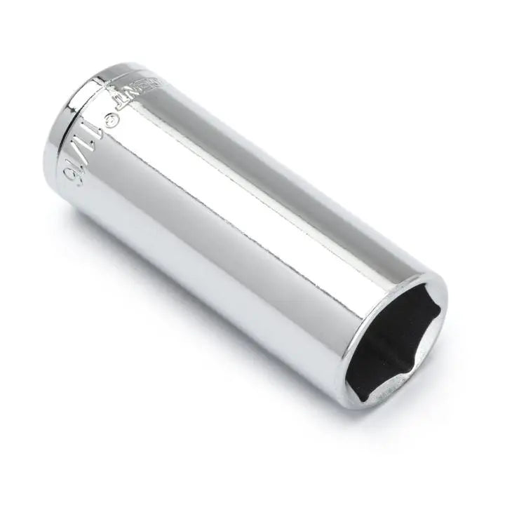 CRESCENT 3/8 in Drive 6 Point SAE Deep Socket, 11/16 in - GW CDDS30N