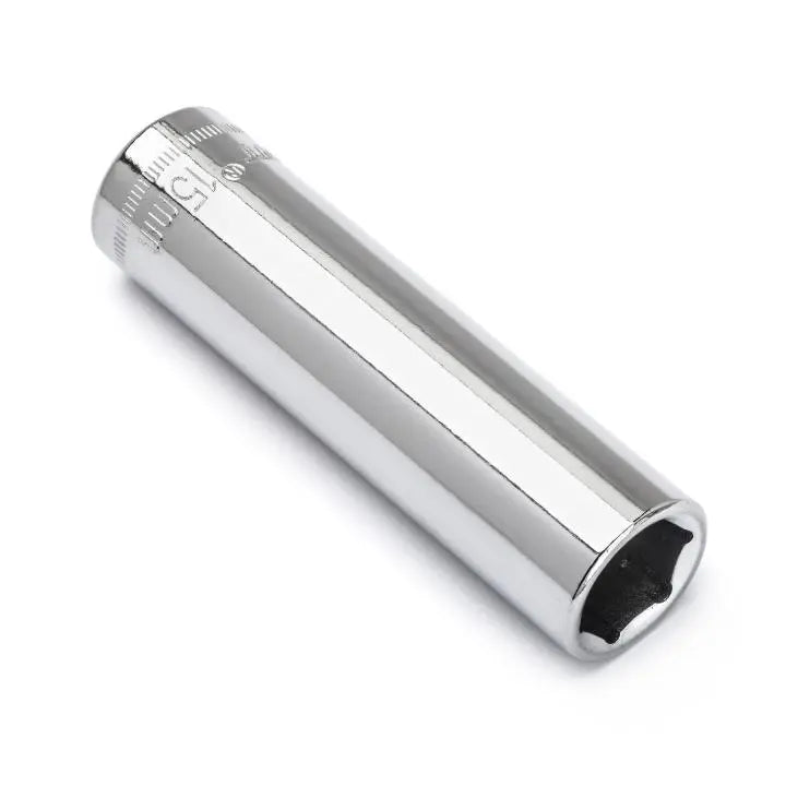 CRESCENT 1/2 in Drive 6 Point Metric Deep Socket, 15mm - GW CDDS74N