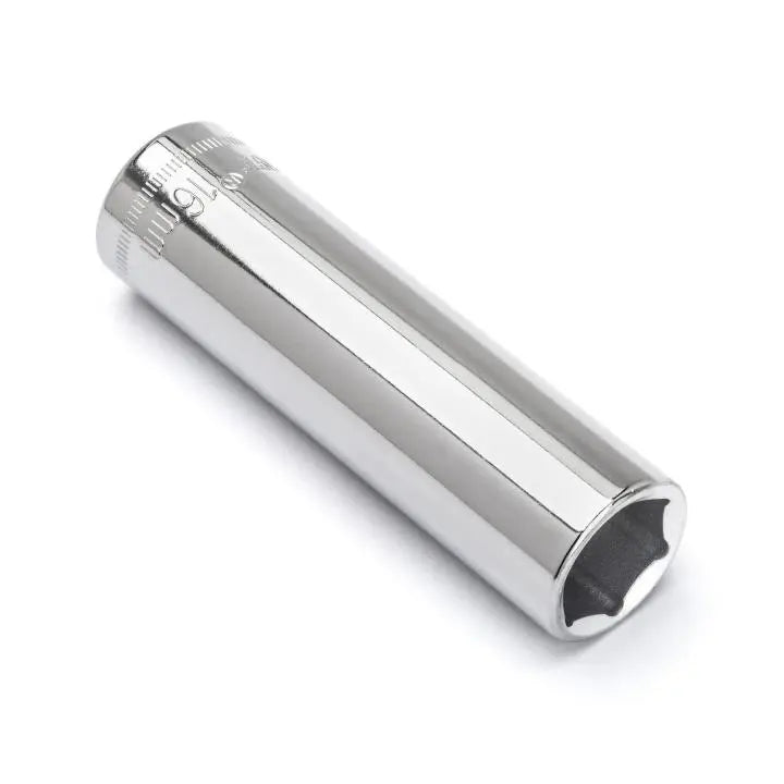 CRESCENT 1/2 in Drive 6 Point Metric Deep Socket, 16mm - GW CDDS75N