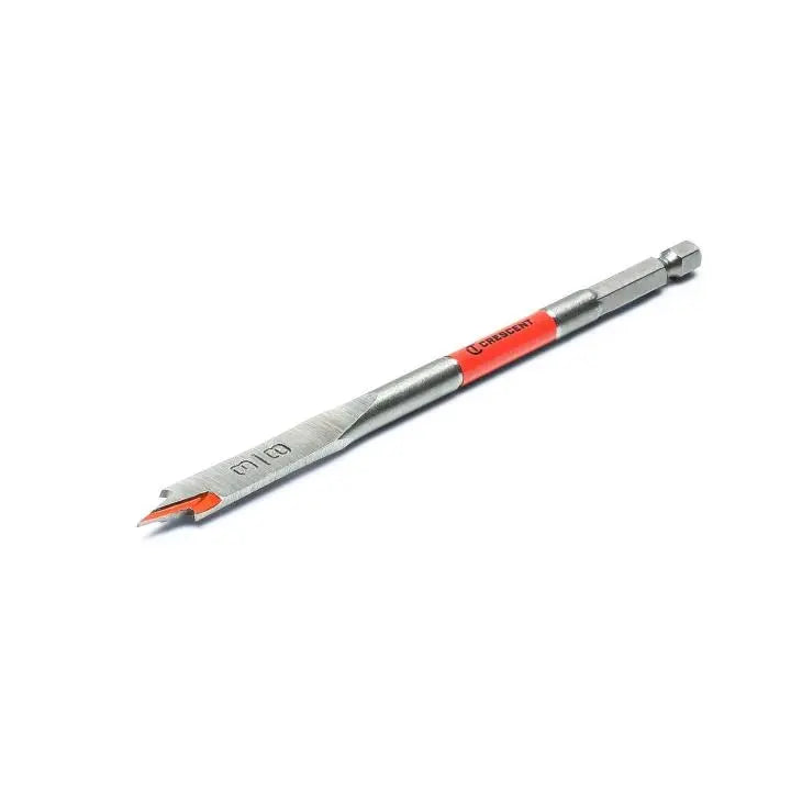 CRESCENT Flat Spade Drill Bit, 3/8 in x 6 in - GW CDFP-621 Drill Bit CRESCENT