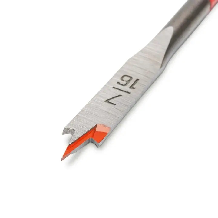 CRESCENT Flat Spade Drill Bit, 7/16 in x 6 in - GW CDFP-625 Drill Bit CRESCENT