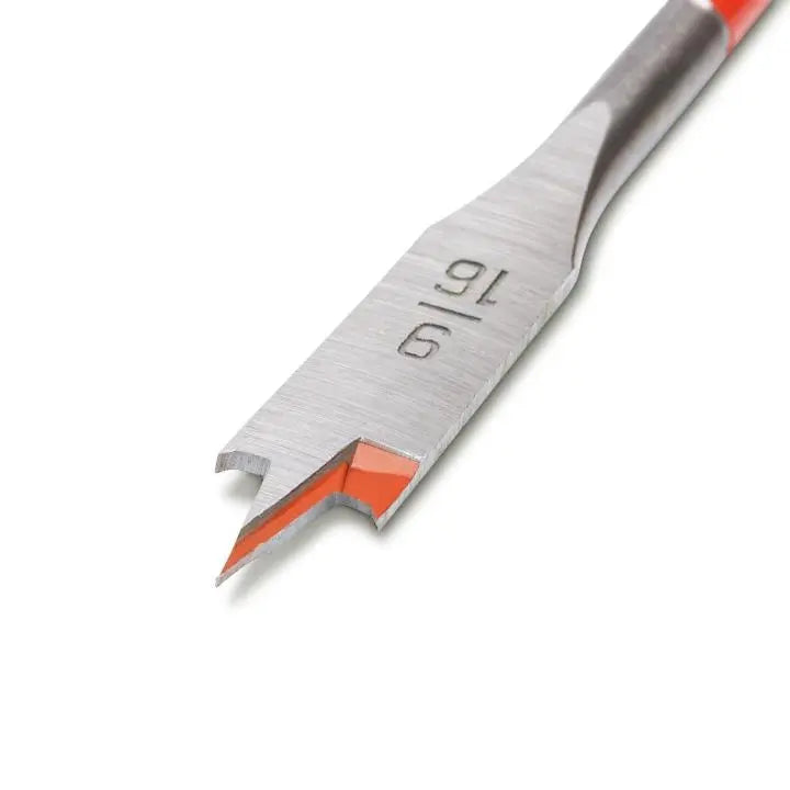 CRESCENT Flat Spade Drill Bit, 9/16 in x 6 in - GW CDFP-631 Drill Bit CRESCENT