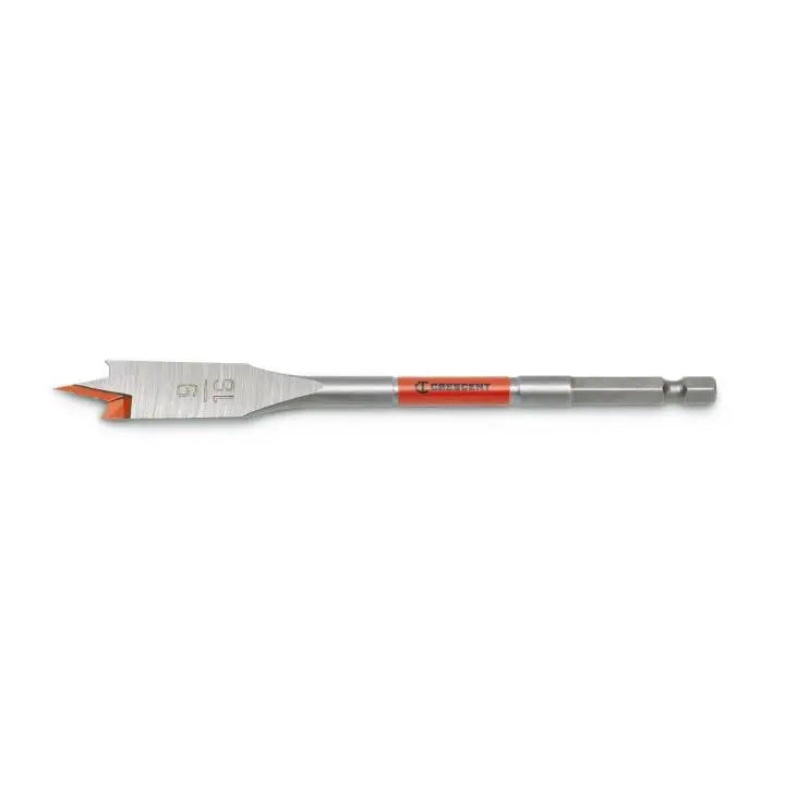 CRESCENT Flat Spade Drill Bit, 9/16 in x 6 in - GW CDFP-631 Drill Bit CRESCENT