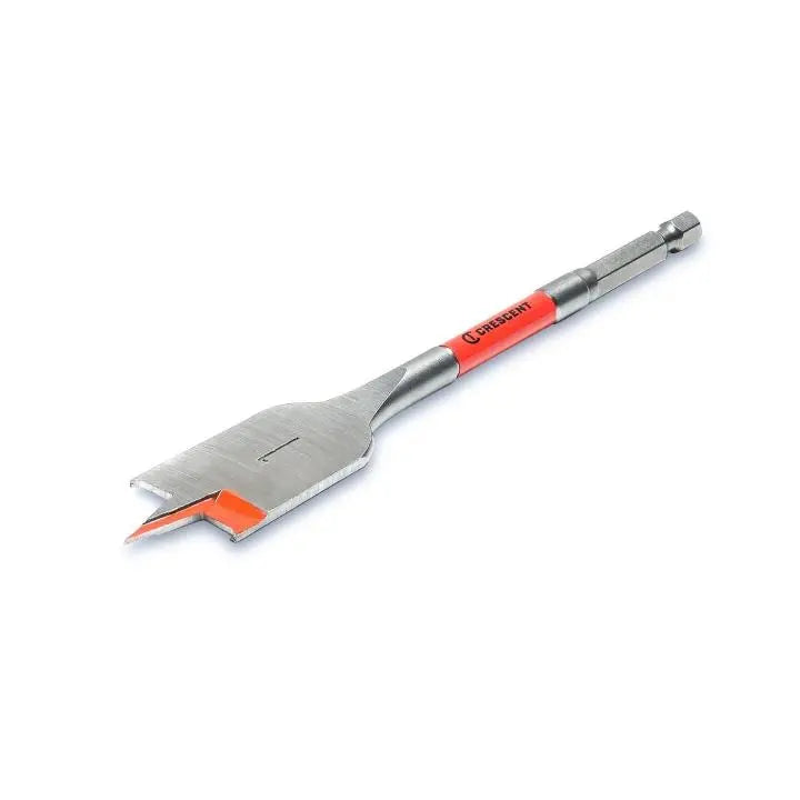 CRESCENT Flat Spade Drill Bit, 1 in x 6 in - GW CDFP-645 Drill Bit CRESCENT