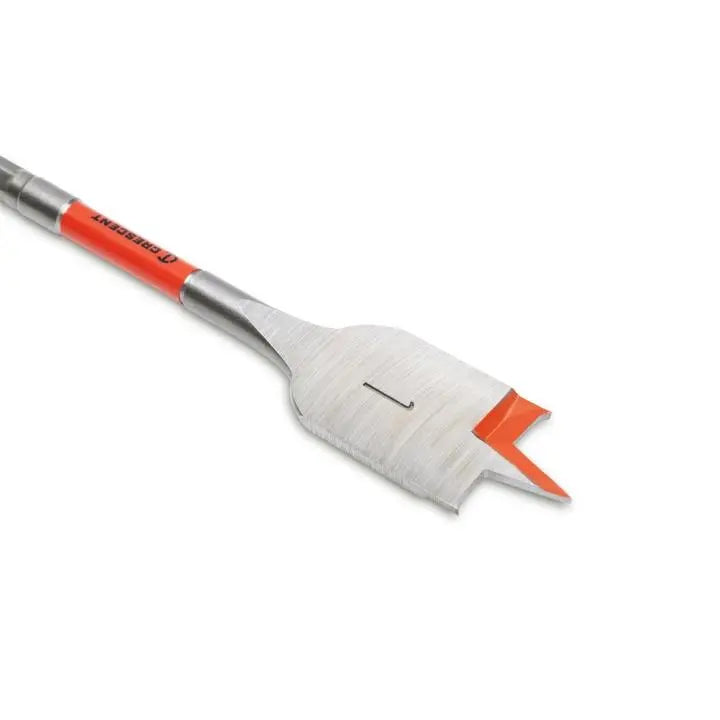 CRESCENT Flat Spade Drill Bit, 1 in x 6 in - GW CDFP-645 Drill Bit CRESCENT
