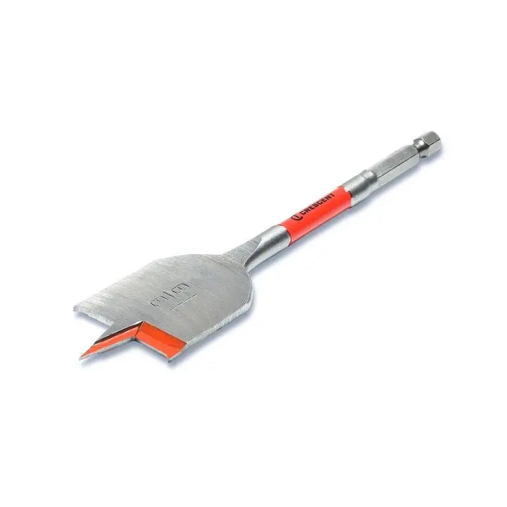 CRESCENT Flat Spade Drill Bit, 1-3/8 in x 6 in - GW CDFP-651 Drill Bit CRESCENT