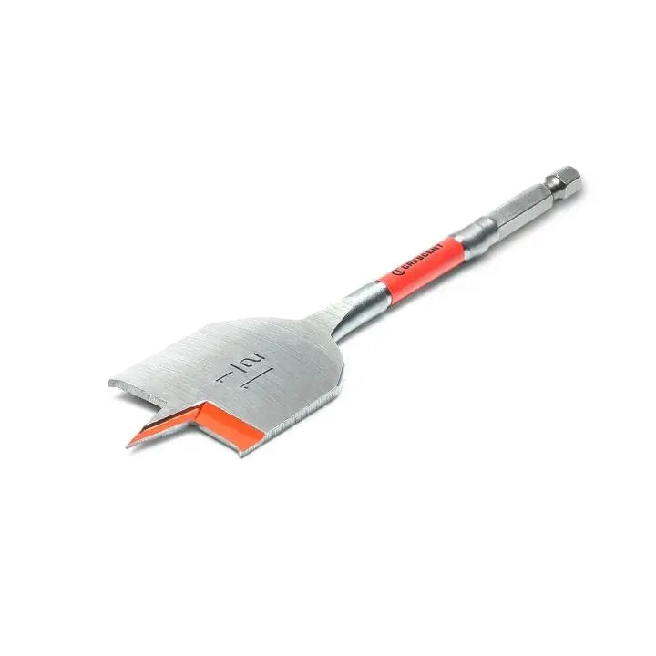 CRESCENT Flat Spade Drill Bit, 1-1/2 in x 6 in - GW CDFP-653 Drill Bit CRESCENT