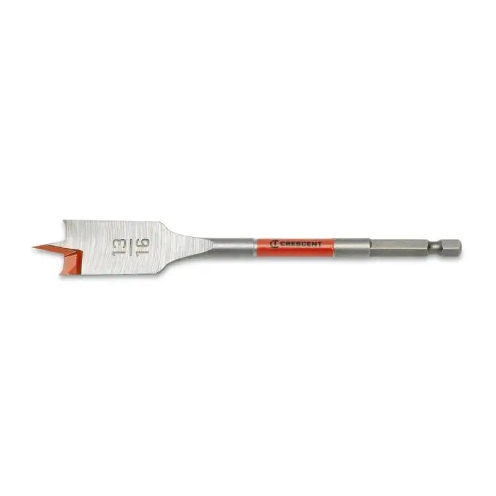 CRESCENT Flat Spade Drill Bit, 13/16 in x 6 in - GW CDFP-696 Drill Bit CRESCENT