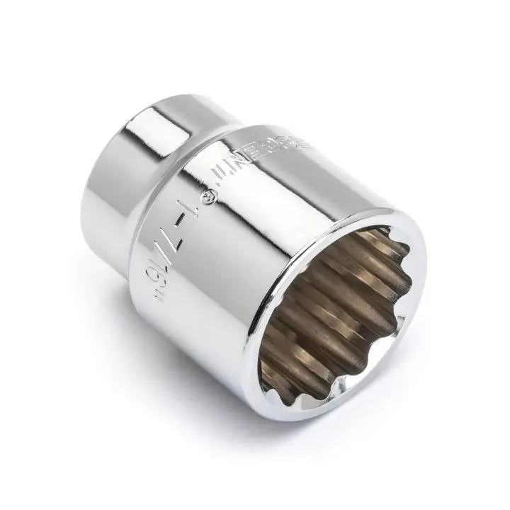 CRESCENT 3/4 in Drive 12 Point SAE Standard Socket, 1-7/16 in - GW CDS100N
