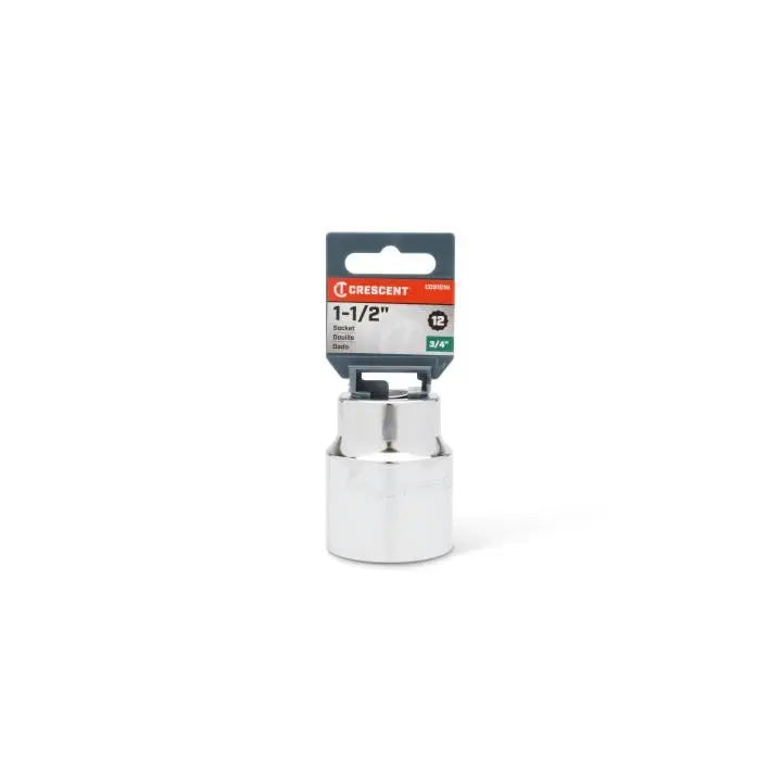 CRESCENT 3/4 in Drive 12-Point SAE Standard Socket, 1-1/2 in - GW CDS101N CRESCENT
