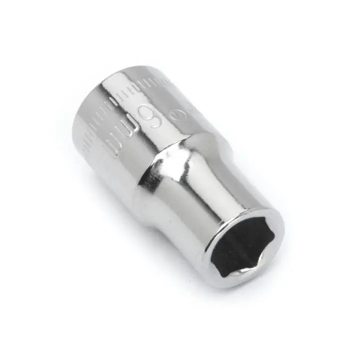 CRESCENT 1/4 in Drive 6 Point Metric Standard Socket, 6mm - GW CDS13N