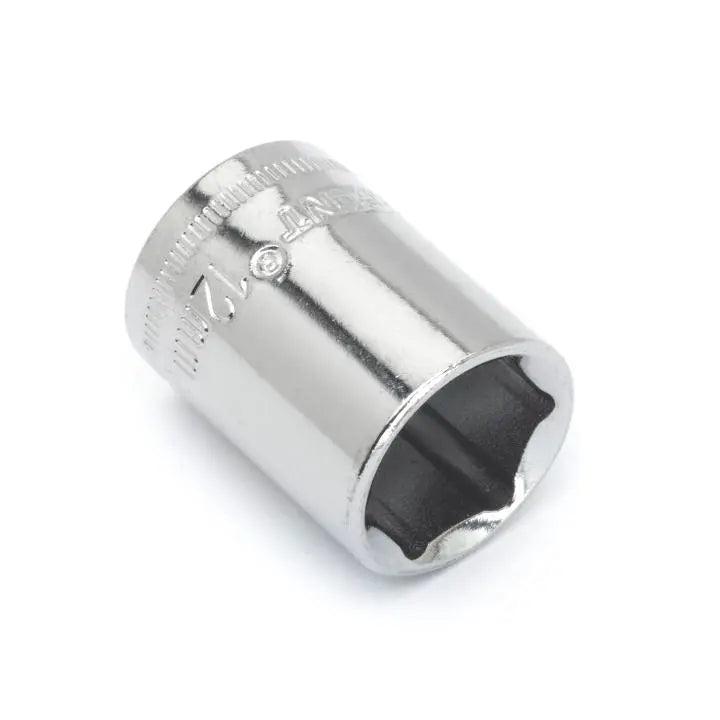 CRESCENT 1/4 in Drive 6 Point Metric Standard Socket, 12mm - GW CDS19N