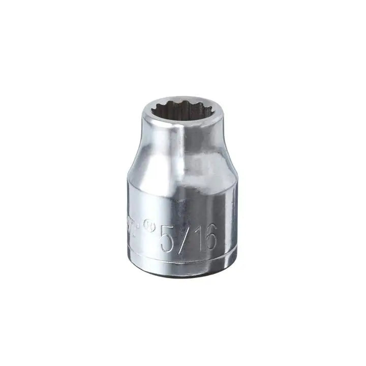 CRESCENT 3/8 in Drive 12 Point SAE Standard Socket, 5/16 in - GW CDS24N