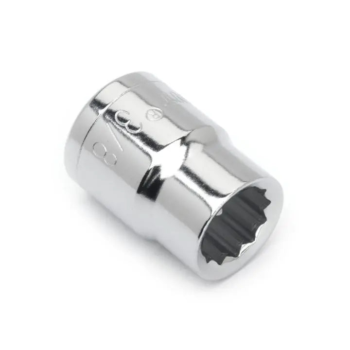 CRESCENT 3/8 in Drive 12 Point SAE Standard Socket, 3/8 in - GW CDS25N