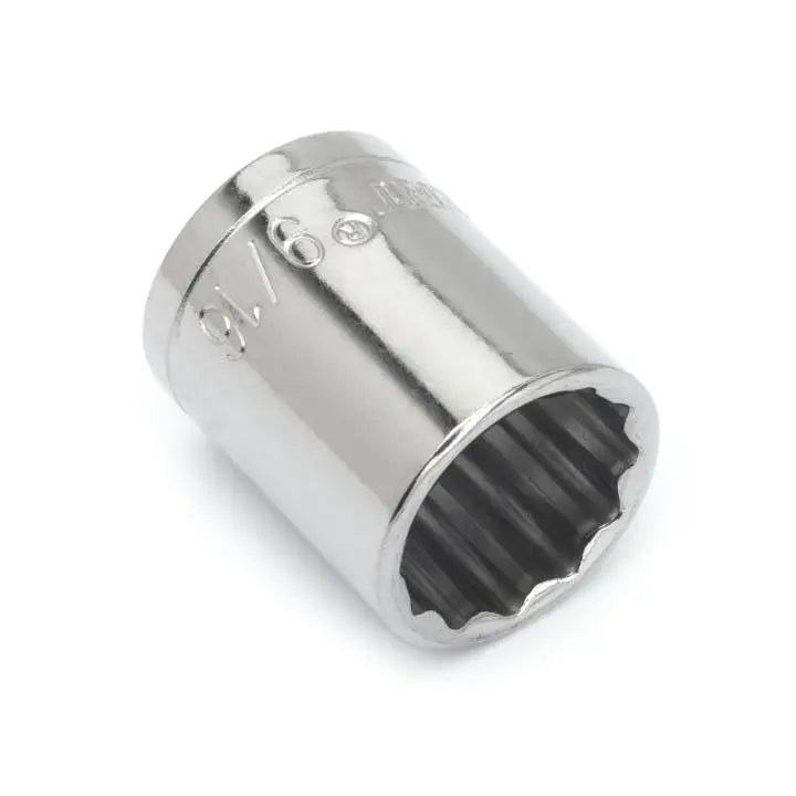 CRESCENT 3/8 in Drive 12-Point SAE Standard Socket, 9/16 in - GW CDS28N CRESCENT