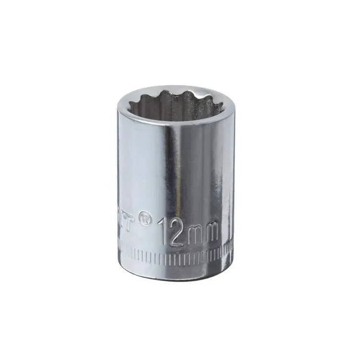 CRESCENT 3/8 in Drive 12 Point Metric Standard Socket, 12mm - GW CDS42N