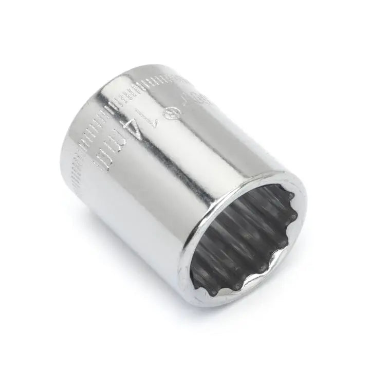 CRESCENT 3/8 in Drive 12 Point Metric Standard Socket, 14mm - GW CDS44N