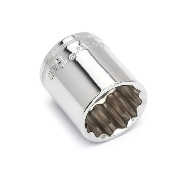 CRESCENT 3/8 in Drive 12 Point Metric Standard Socket, 19mm - GW CDS49N